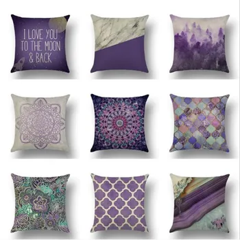 1pcs Purple Color Series Cushion Cover Cotton Linen Throw Pillowcase Car Office Sofa Decorative Pillow Case Romantic Home Decor
1pcs Purple Color Series Cushion Cover Cotton Linen Throw Pillowcase Car Office Sofa Decorative Pillow Case Romantic Home Decor