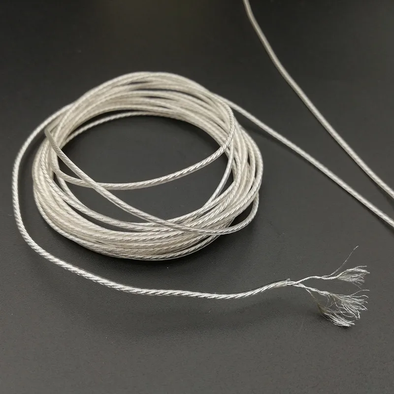 10meters diy earphone wire 54core single crystal copper silver plated wire 3*18core OD:1.25MM
10meters diy earphone wire 54core single crystal copper silver plated wire 3*18core OD:1.25MM