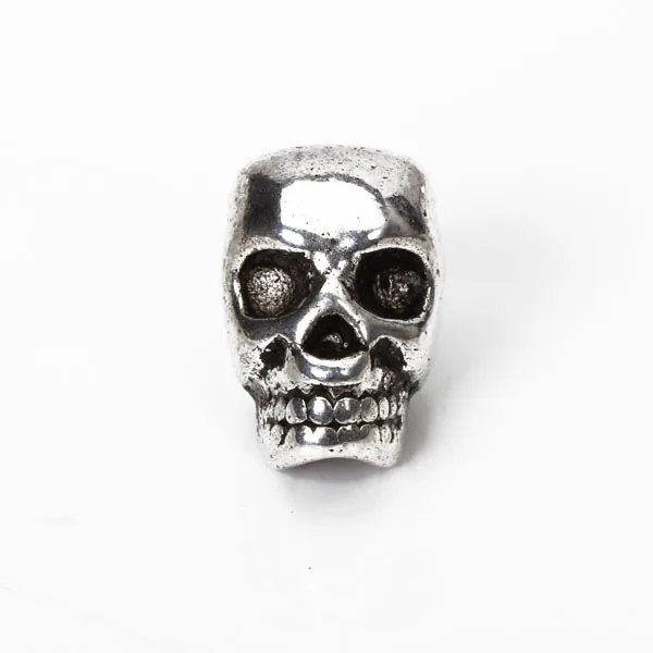20pcs Tibetan silver color Skull Charm Spacer Beads For Bracelet Jewelry Making