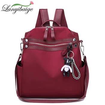 Oxford Women Backpack Fashion School Bags for Teenage Girls Small Bagpack Multifunction Traveling Backpack 2020 Sac A Dos
Oxford Women Backpack Fashion School Bags for Teenage Girls Small Bagpack Multifunction Traveling Backpack 2020 Sac A Dos