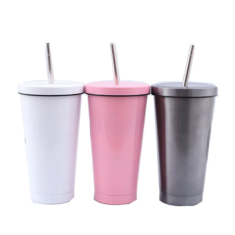 500ml Stainless Steel Thermos Cup with Metal Straw Fashion Portable Insulated Tumbler Outdoor Vacuum Thermal Mug
500ml Stainless Steel Thermos Cup with Metal Straw Fashion Portable Insulated Tumbler Outdoor Vacuum Thermal Mug