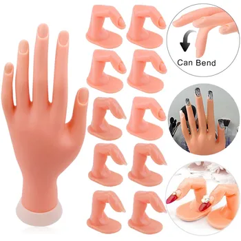 1PCS Nail Practice Hand+5/10pcs Plastic Practice Fake Finger Nail Art Hand Tool Adjustable Model Hand Manicure Tool For training 
1PCS Nail Practice Hand+5/10pcs Plastic Practice Fake Finger Nail Art Hand Tool Adjustable Model Hand Manicure Tool For training