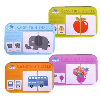 Baby Knowledge Cognitive Jigsaw Puzzle Paper Puzzle Anime Children Cartoon Story Tin Box Storage Children Educational Toy
Baby Knowledge Cognitive Jigsaw Puzzle Paper Puzzle Anime Children Cartoon Story Tin Box Storage Children Educational Toy