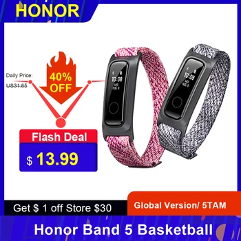Global Version Honor Band 5 Basketball Sport Smart Band Two Wearing Modes 50 Meters Waterproof Heart Rate Fitness Sleep Tracker 
Global Version Honor Band 5 Basketball Sport Smart Band Two Wearing Modes 50 Meters Waterproof Heart Rate Fitness Sleep Tracker