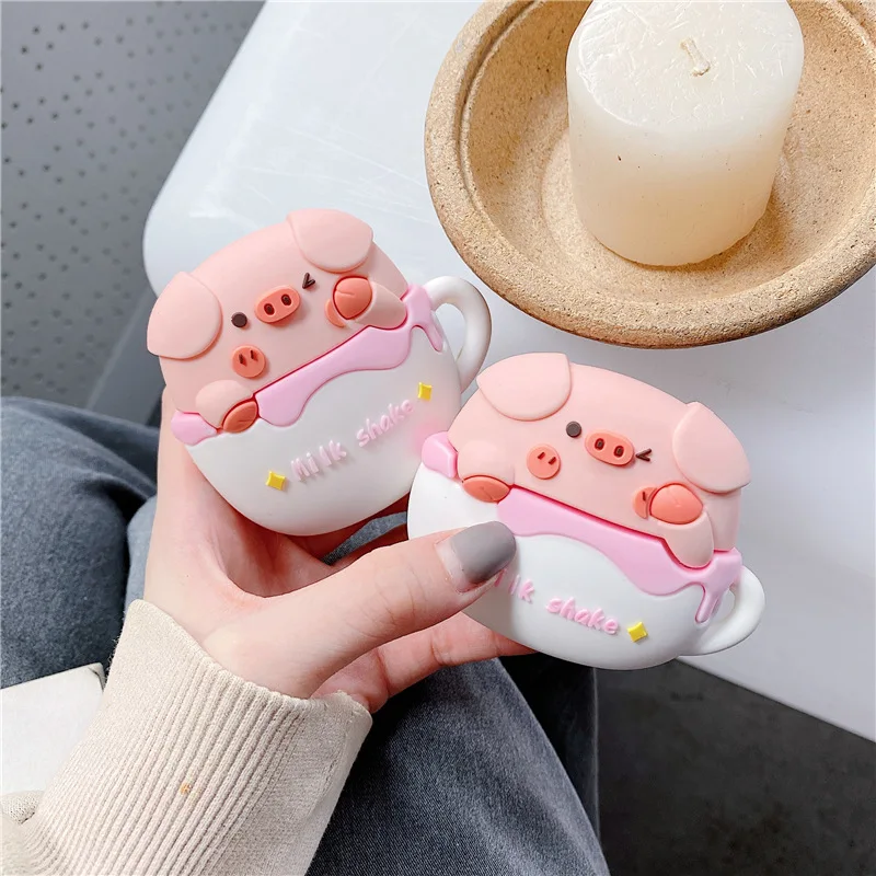Case for Airpods 2 3 Bluetooth Earphone Case for Airpods Pro Protective Cover Cute for Girls Silicone with Keychain 3D Cake Pig
Case for Airpods 2 3 Bluetooth Earphone Case for Airpods Pro Protective Cover Cute for Girls Silicone with Keychain 3D Cake Pig