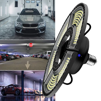 Garage LED Light 60W 80W 100W 120W UFO LED Lamp E27 LED Bulb 220V E26 Deformable Light 110V Waterproof Outdoor Lighting 2835SMD
Garage LED Light 60W 80W 100W 120W UFO LED Lamp E27 LED Bulb 220V E26 Deformable Light 110V Waterproof Outdoor Lighting 2835SMD