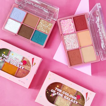 Makeup Eye-Opening Six-Color Eyeshadow Compact Earth Color Nude Makeup Multi-color Makeup Pearlescent Eyeshadow Palette J9
Makeup Eye-Opening Six-Color Eyeshadow Compact Earth Color Nude Makeup Multi-color Makeup Pearlescent Eyeshadow Palette J9