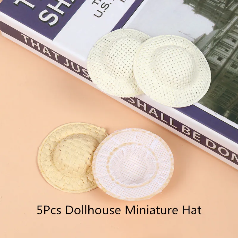 5Pcs Dollhouse Miniature Straw Beach Hat Dollhouse Doll Hat Doll House Ornament Mini Sunhat
5Pcs Dollhouse Miniature Straw Beach Hat Dollhouse Doll Hat Doll House Ornament Mini Sunhat