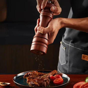 Carton Steel And Ceramic Manual Salt Pepper Grinder Oak Wood Salt And Pepper Mill Multi-purpose Cruet Cooking Tools For Kitchen
Carton Steel And Ceramic Manual Salt Pepper Grinder Oak Wood Salt And Pepper Mill Multi-purpose Cruet Cooking Tools For Kitchen