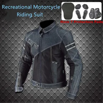 JK006 Summer Denim Mesh Fabric Breathable Riding Motorcycle Motocross Shatter-Resistant Suit Locomotive Suit Racing Suit Men 4XL
JK006 Summer Denim Mesh Fabric Breathable Riding Motorcycle Motocross Shatter-Resistant Suit Locomotive Suit Racing Suit Men 4XL