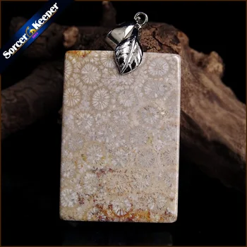 Classic Hot Natural Healing Crinoid Fossil Gem Stone Pendant Necklace For Women And Men Chrysanthemum Stone Jewelry YS981
Classic Hot Natural Healing Crinoid Fossil Gem Stone Pendant Necklace For Women And Men Chrysanthemum Stone Jewelry YS981