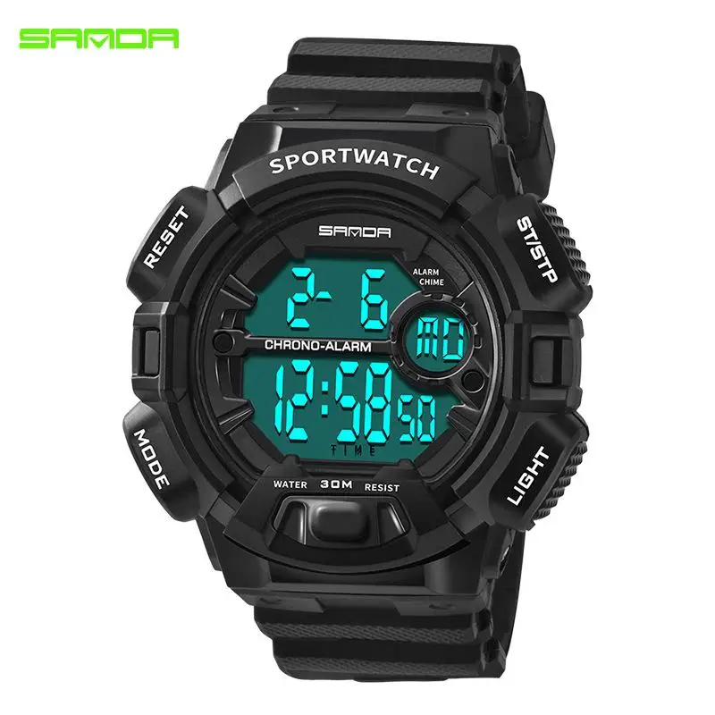 Sanda New Watch Boy Waterproof Electronic Watch Multifunctional Luminous Running Sports Primary And Secondary School Students Wa
Sanda New Watch Boy Waterproof Electronic Watch Multifunctional Luminous Running Sports Primary And Secondary School Students Wa