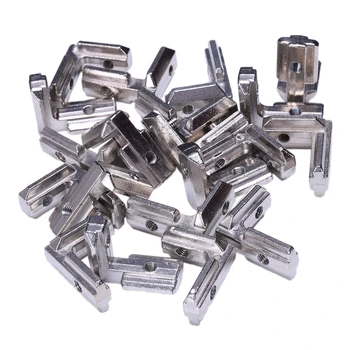 20Pcs T Slot L-Shape Interior Inside Corner Connector Joint Bracket With Screws 4040 Series Slot 8Mm For Aluminum Extrusion Prof
20Pcs T Slot L-Shape Interior Inside Corner Connector Joint Bracket With Screws 4040 Series Slot 8Mm For Aluminum Extrusion Prof