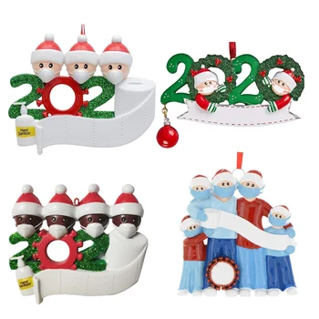 2020 Quarantine Christmas Party Decoration New Year Gift Santa Claus with Mask Personalized Hanging Ornament Social Distancing 
2020 Quarantine Christmas Party Decoration New Year Gift Santa Claus with Mask Personalized Hanging Ornament Social Distancing