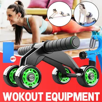 880lbs Abdominal Exercise Power Roller With 4 Wheels Power Wheel Triple Abdominal Roller Workout Fitness Machine Gym Knee Pad
880lbs Abdominal Exercise Power Roller With 4 Wheels Power Wheel Triple Abdominal Roller Workout Fitness Machine Gym Knee Pad