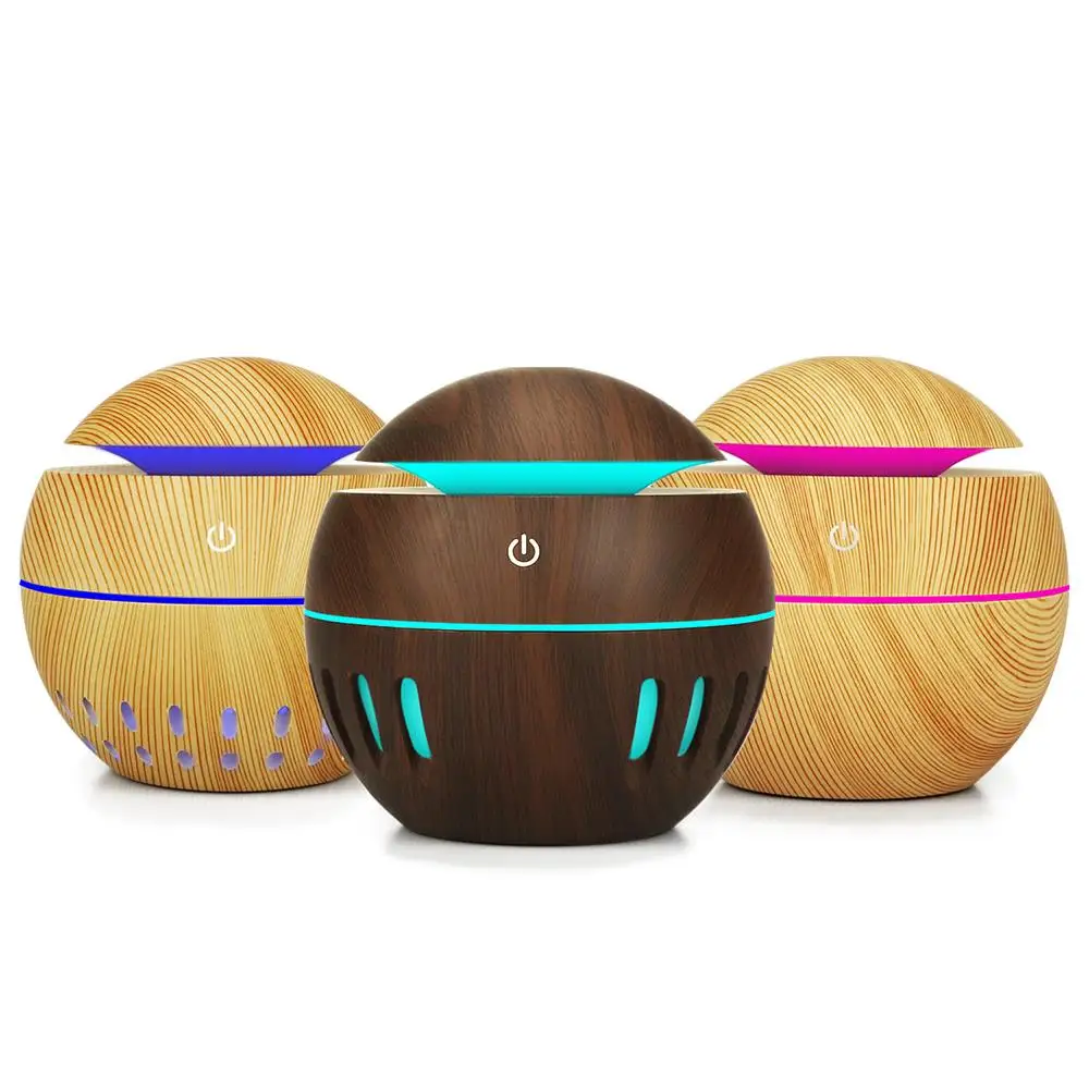 Ultrasonic Air Humidifier Aroma Diffuser 130ml Wood Grain Cool Mist Humidifier Air Purifier with 7 Color LED Change Night light
Ultrasonic Air Humidifier Aroma Diffuser 130ml Wood Grain Cool Mist Humidifier Air Purifier with 7 Color LED Change Night light