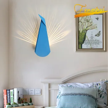 Modern Iron LED Colorful Peacock Wall Lamp Art Simple Living Room Study Bedside Wall Lights Aisle Hotel Decorative Wall Lamp
Modern Iron LED Colorful Peacock Wall Lamp Art Simple Living Room Study Bedside Wall Lights Aisle Hotel Decorative Wall Lamp