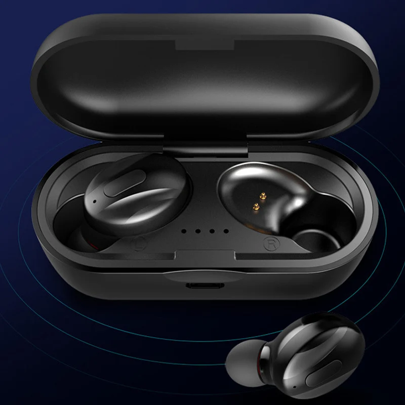 Bluetooth 5.0 TWS Wireless Earphones Sport Stereo Earbuds with Charging Box for iOS Android VDX99
Bluetooth 5.0 TWS Wireless Earphones Sport Stereo Earbuds with Charging Box for iOS Android VDX99