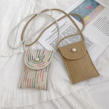 2020 Phone Purse Small Handwoven Shoulder Crossbody Bag Pearl Decor for Women and Girls Fashion national messenger date Simple
2020 Phone Purse Small Handwoven Shoulder Crossbody Bag Pearl Decor for Women and Girls Fashion national messenger date Simple
