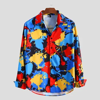Camouflage Men Shirt Printed Ethnic Streetwear Style Hawaiian Pattern Summer Beach Dress Mens Shirts Blouse Tops Camisas Hombre 
Camouflage Men Shirt Printed Ethnic Streetwear Style Hawaiian Pattern Summer Beach Dress Mens Shirts Blouse Tops Camisas Hombre