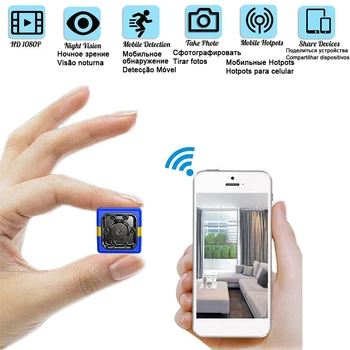 Micro Digital Secret Camera with Night Vision and App Control Mini Surveillance Cam Small Video Recoder for Home Office Drone
Micro Digital Secret Camera with Night Vision and App Control Mini Surveillance Cam Small Video Recoder for Home Office Drone
