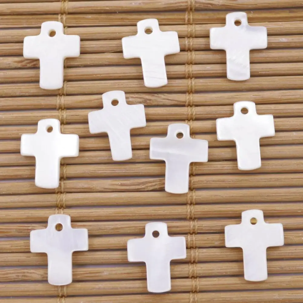 10 PCS Cross Shell Natural White Mother of Pearl Earring Pendant Making 10mmX13mm
10 PCS Cross Shell Natural White Mother of Pearl Earring Pendant Making 10mmX13mm