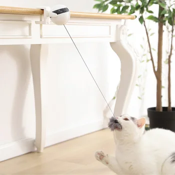 Interactive Cat Teaser Toy Yo-Yo Lifting Ball Electric Flutter Rotating Interactive Puzzle Pet Toy Electronic Motion Cat Toy
Interactive Cat Teaser Toy Yo-Yo Lifting Ball Electric Flutter Rotating Interactive Puzzle Pet Toy Electronic Motion Cat Toy