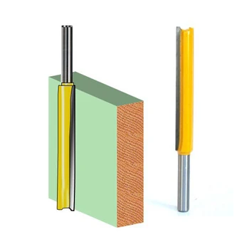 1/4 Inch Shank Extra Long Straight Router Bit for Woodworking Carbide Material Working Cutter Smooth Surface Processing
1/4 Inch Shank Extra Long Straight Router Bit for Woodworking Carbide Material Working Cutter Smooth Surface Processing