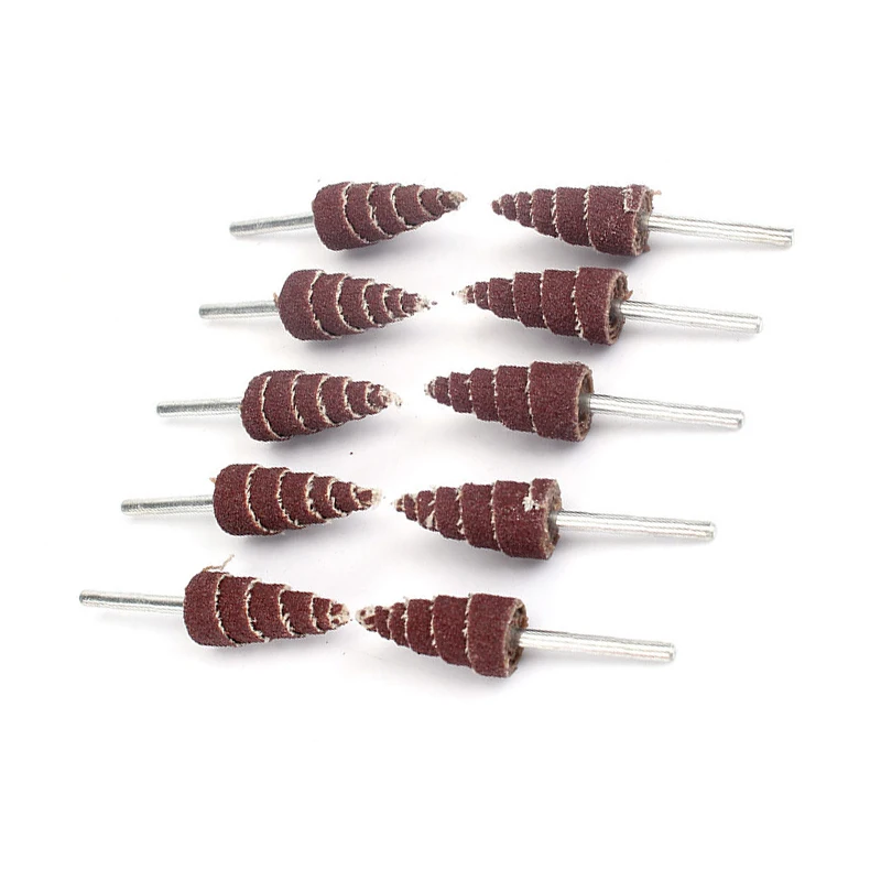 240Grit Conical Sanding Wheels For Rotary Tool 3mm Shank Diameter High Quality
240Grit Conical Sanding Wheels For Rotary Tool 3mm Shank Diameter High Quality