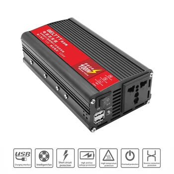 500W Car Inverter DC 12V 24V to AC 220V USB Auto Power Inverter Adapter Charger Voltage Transformer
500W Car Inverter DC 12V 24V to AC 220V USB Auto Power Inverter Adapter Charger Voltage Transformer