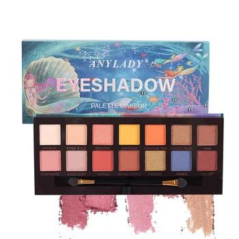 Beauty Glazed 16 Colors Eyeshadow Palette Mermaid Underwater World Shimmer Matte Eye Shadow Cream Makeup Make Up Cosmetic
Beauty Glazed 16 Colors Eyeshadow Palette Mermaid Underwater World Shimmer Matte Eye Shadow Cream Makeup Make Up Cosmetic