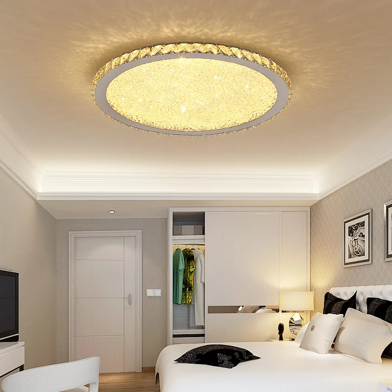 FSS Round Crystal LED Ceiling Lamp Ultra-thin Simple Dining room Lamp Smart Remote Control Living room Lamp
FSS Round Crystal LED Ceiling Lamp Ultra-thin Simple Dining room Lamp Smart Remote Control Living room Lamp