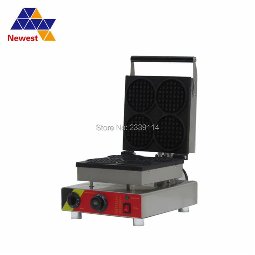 Electric Waffle Maker Round Shape Waffle Machine 4 pieces Waffle Baker 
Electric Waffle Maker Round Shape Waffle Machine 4 pieces Waffle Baker