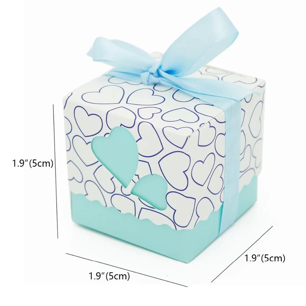 gift bags & wrapping supplies  50pcs wedding party candy boxes