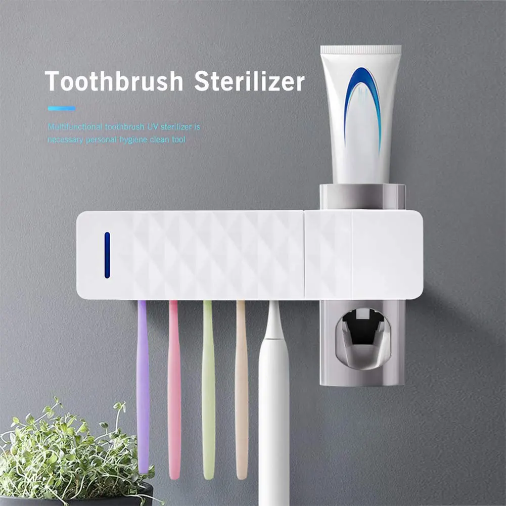Energy UV Toothbrush HolderToothpaste Dispenser Wall Sterilizer Holder Storage Mount Automatic Toothpaste Dispenser Bathroom
Energy UV Toothbrush HolderToothpaste Dispenser Wall Sterilizer Holder Storage Mount Automatic Toothpaste Dispenser Bathroom