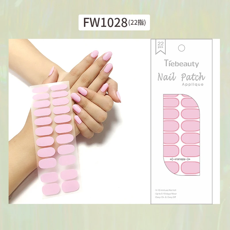 22tip Nail Art Sticker Pure Solid Color Self Adhesive Nail Sticker Nail Sticker Nail Accesoires Nail Strips Full Beauty Adesivos
22tip Nail Art Sticker Pure Solid Color Self Adhesive Nail Sticker Nail Sticker Nail Accesoires Nail Strips Full Beauty Adesivos