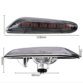 High Quality Width Indicator Lights For BMW 1/3/5 Series E46 E60 E90 E92 LED Smoked Running Water Side Lights
High Quality Width Indicator Lights For BMW 1/3/5 Series E46 E60 E90 E92 LED Smoked Running Water Side Lights