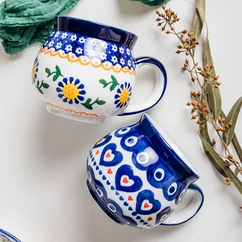 Japan Vintage Belly Ceramic Cup Creative Simple Milk Mug 400ml Large Capacity Household Breakfast Cereal Cups Office Coffee Mugs
Japan Vintage Belly Ceramic Cup Creative Simple Milk Mug 400ml Large Capacity Household Breakfast Cereal Cups Office Coffee Mugs