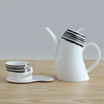Simple coffee set coffee cup pot English afternoon tea set high quality ceramic bone china wedding home
Simple coffee set coffee cup pot English afternoon tea set high quality ceramic bone china wedding home