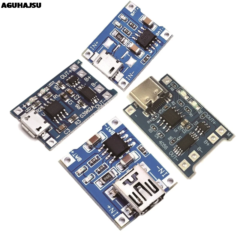 type-c/Micro USB 5V 1A 18650 TP4056 Lithium Battery Charger Module Charging Board With Protection Dual Functions 1A Li-ion
type-c/Micro USB 5V 1A 18650 TP4056 Lithium Battery Charger Module Charging Board With Protection Dual Functions 1A Li-ion