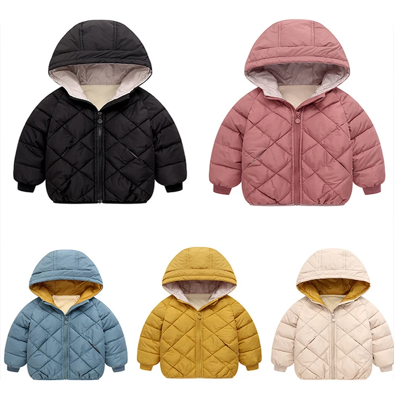 Autumn &Winter New Styles Children's Down Jacket Baby Solid Hooded Cotton Overcoat Toddlers Windproof Coat Kids Warming Clothing
Autumn &Winter New Styles Children's Down Jacket Baby Solid Hooded Cotton Overcoat Toddlers Windproof Coat Kids Warming Clothing