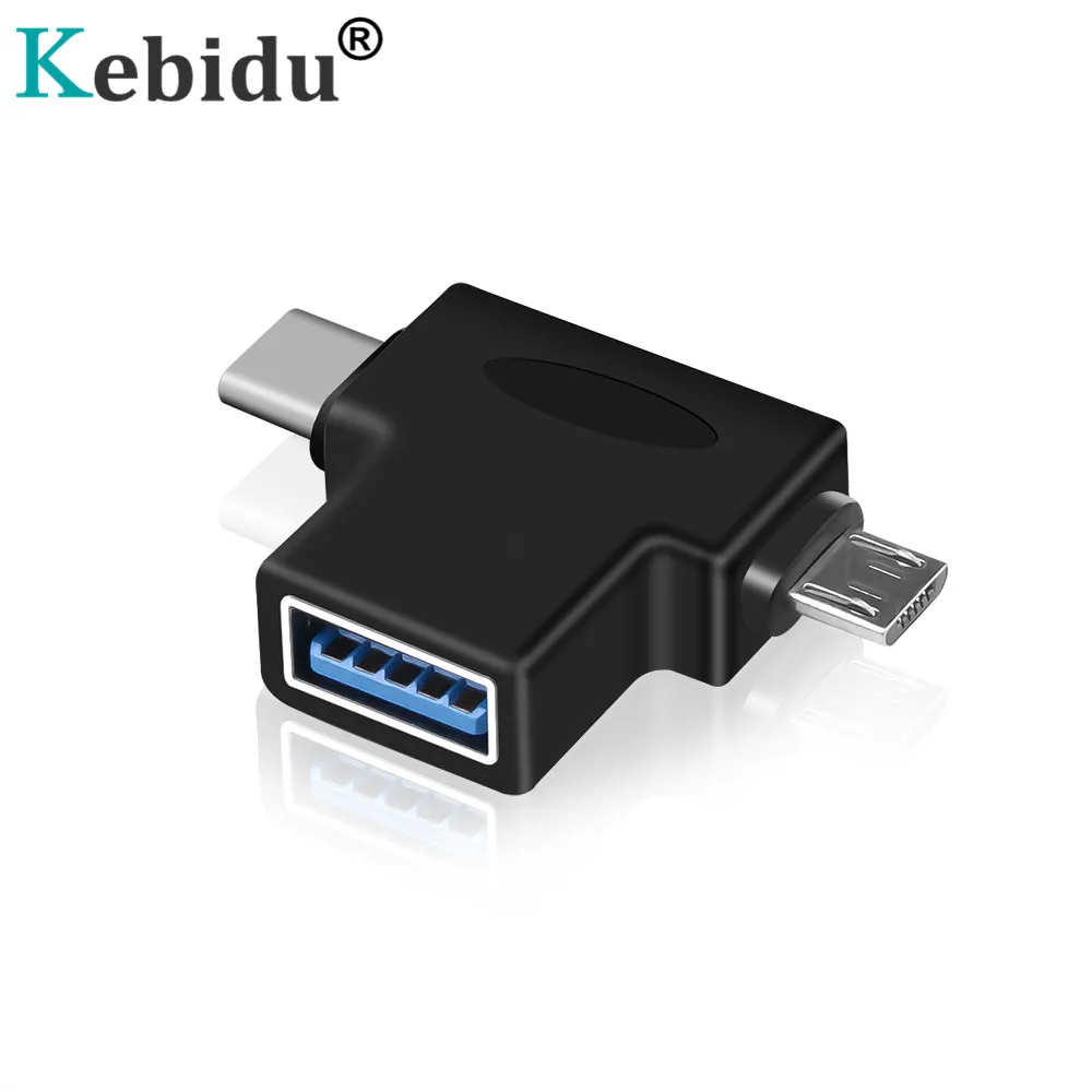 Kebidu OTG type C адаптер USB к 3 0 Micro передатчик данных конвертер Разъем для Android супер