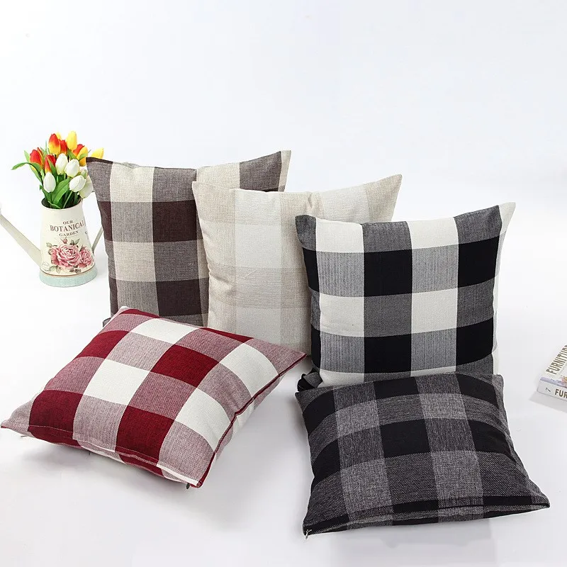Sofa tatami cushion cover classic linen large lattice pillow case simple style polyurethane cushion cushion cushion cover
Sofa tatami cushion cover classic linen large lattice pillow case simple style polyurethane cushion cushion cushion cover