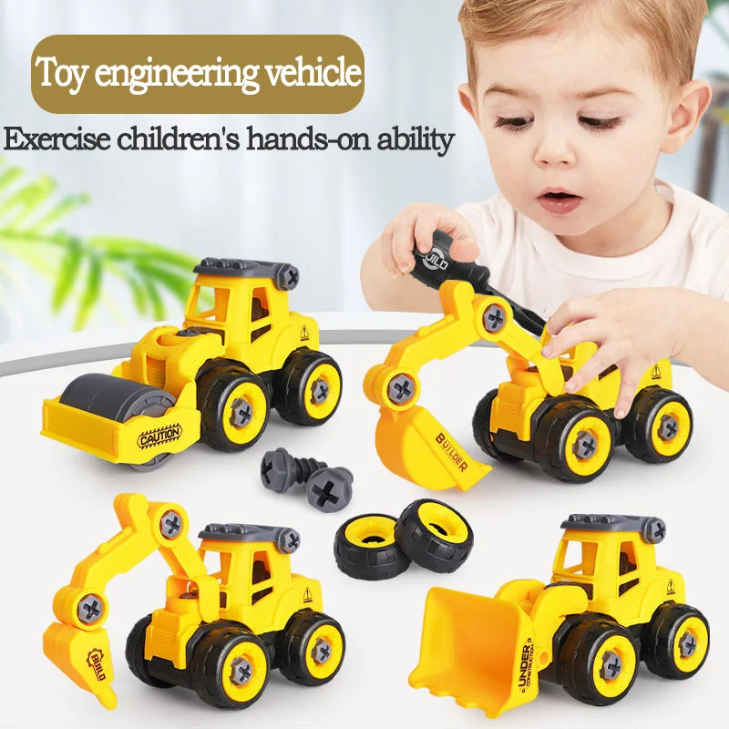 Disassembly Engineering Excavator Model Children's Educational Toys DIY Detachable Nut Assembly Toy Gift For Children
Disassembly Engineering Excavator Model Children's Educational Toys DIY Detachable Nut Assembly Toy Gift For Children