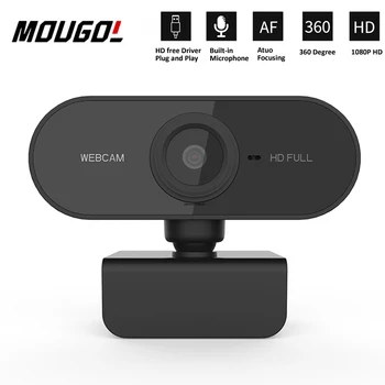 New HD 1080P Webcam Mini Computer WebCamera with Microphone Rotatable Cameras for Live Broadcast Video Calling Conference Work
New HD 1080P Webcam Mini Computer WebCamera with Microphone Rotatable Cameras for Live Broadcast Video Calling Conference Work