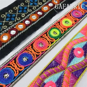 1yard Ethnic Trim Embroidered Webbing DIY Handmade Sewing Net Yarn Ribbons Clothing Decorative Lace Trim
1yard Ethnic Trim Embroidered Webbing DIY Handmade Sewing Net Yarn Ribbons Clothing Decorative Lace Trim