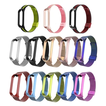 Two-color Strap For Xiaomi Mi Band 3 Wrist Metal Bracelet Screwless Buckle Stainless Steel MIband for Mi Band 4 Strap Wristbands 
Two-color Strap For Xiaomi Mi Band 3 Wrist Metal Bracelet Screwless Buckle Stainless Steel MIband for Mi Band 4 Strap Wristbands