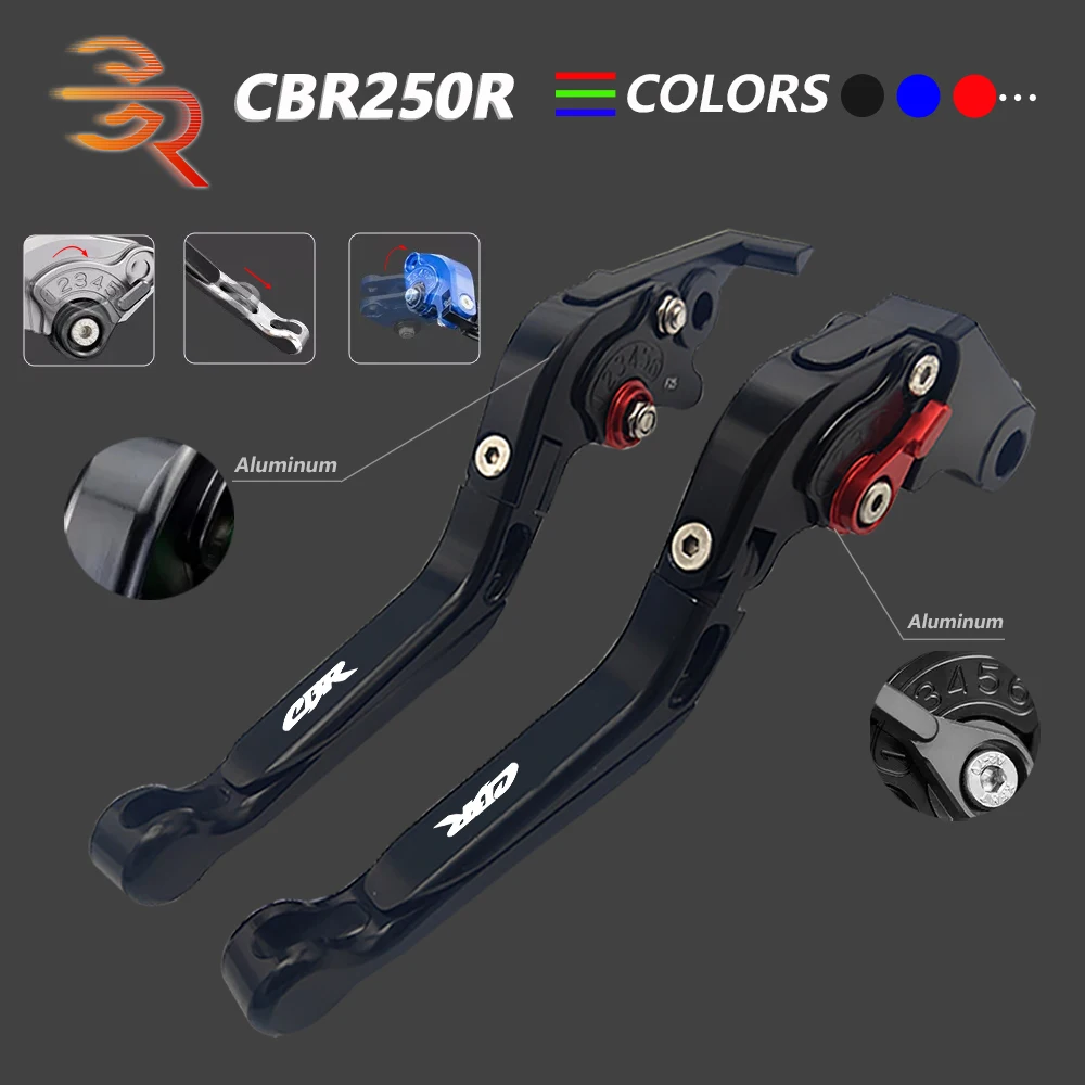 2018 CBR250R For Honda CBR 250R 2011-2017 Brake Clutch Lever Aluminum Adjustable Folding Extendable Parts Motorcycle Accessories
2018 CBR250R For Honda CBR 250R 2011-2017 Brake Clutch Lever Aluminum Adjustable Folding Extendable Parts Motorcycle Accessories