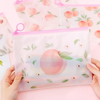Pink Peach Girl Transparent File Bag Rings Zippered File Bag Large Capacity Edge Sliding Bag Stereo Waterproof Pencil Case
Pink Peach Girl Transparent File Bag Rings Zippered File Bag Large Capacity Edge Sliding Bag Stereo Waterproof Pencil Case