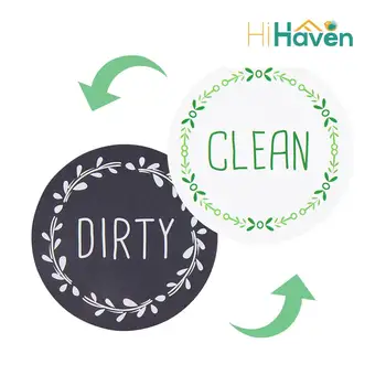 Dishwasher Magnet Clean Dirty Sign Indicator, universal double sided kitchen dishwasher magnet.
Dishwasher Magnet Clean Dirty Sign Indicator, universal double sided kitchen dishwasher magnet.